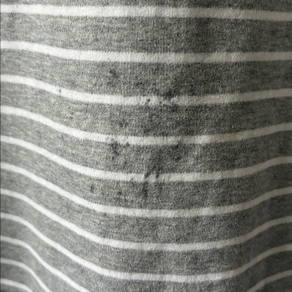 Men’s Ralph Lauren Pima Cotton Gray & White Striped Polo